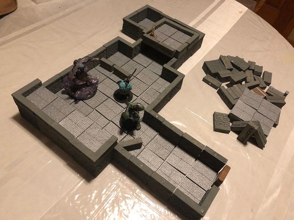 3d dungeons and dragons terrain modular