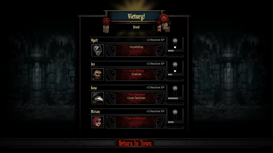 Darkest Dungeon Quest Victory