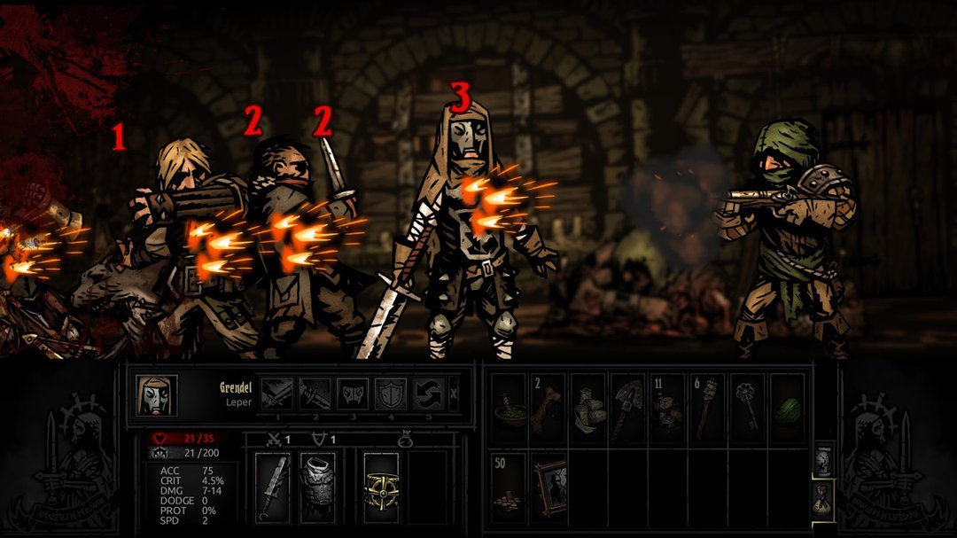 Darkest Dungeon gunshot