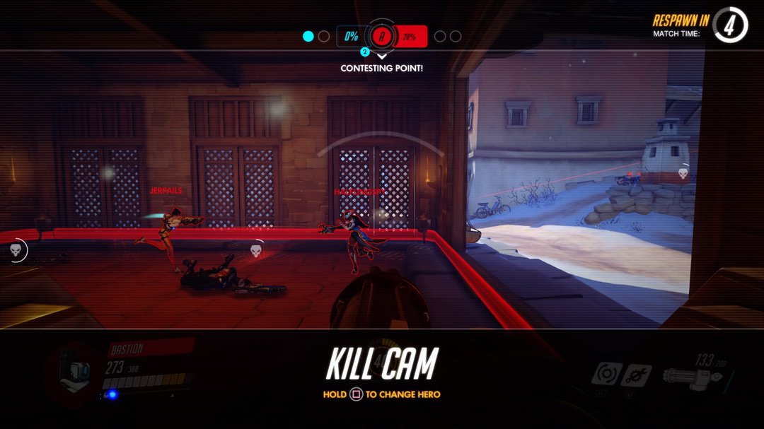 Overwatch Bastion Kill Cam