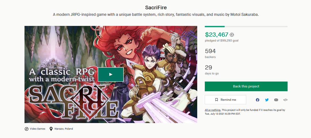 Sacrifire Kickstarter Alert.png