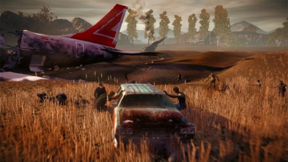 State of Decay Zombies on Car
