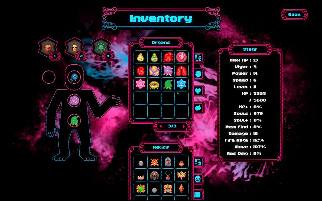 deathstate menu inventory