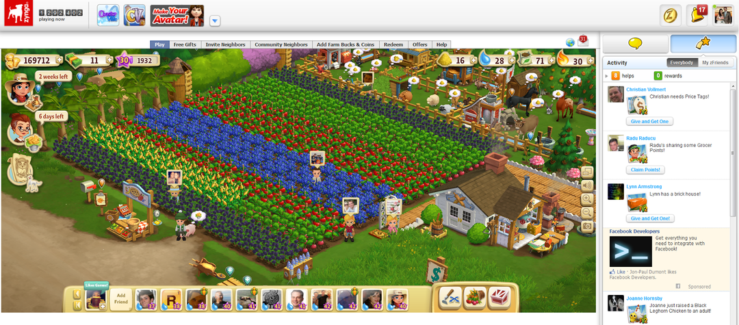 farmville 2 on zynga com