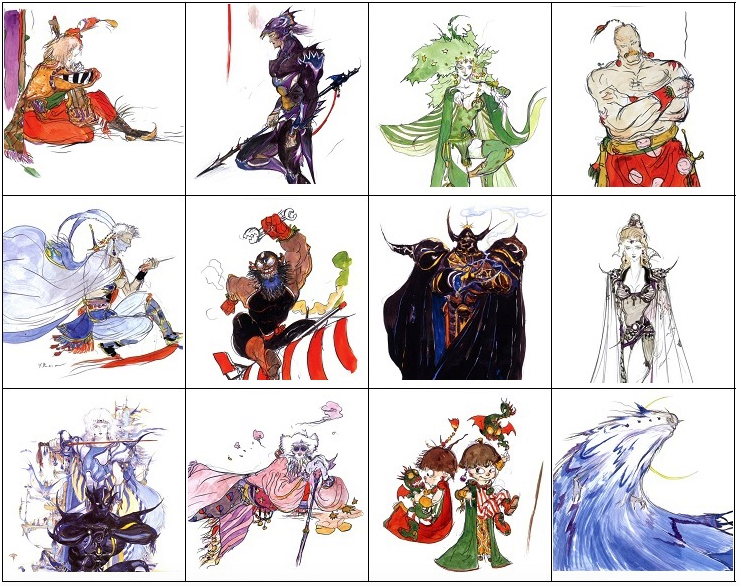 final fantasy 4 art