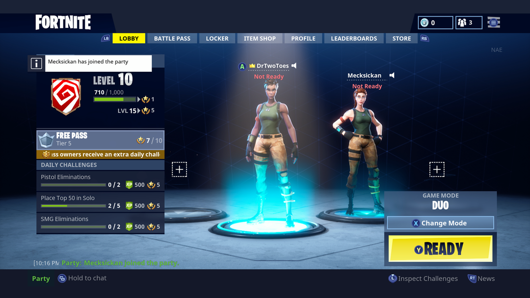 fortnite lobby header