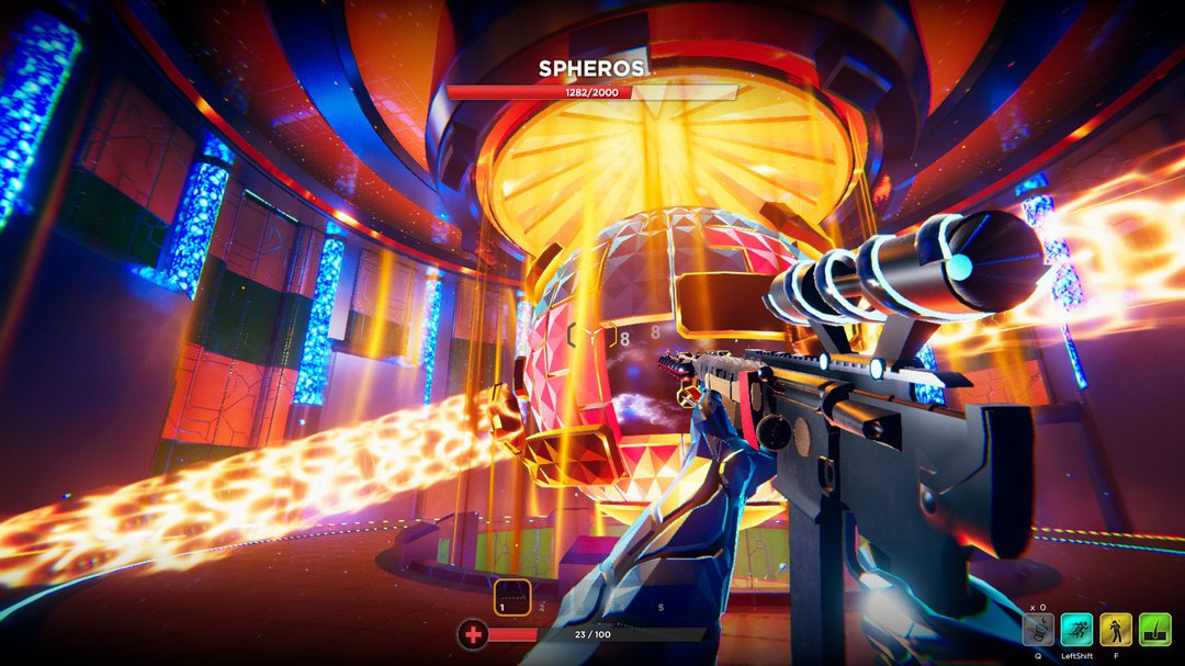 New games: Hypergun is a stylish shooter where you build your own  synthwave-inspired guns