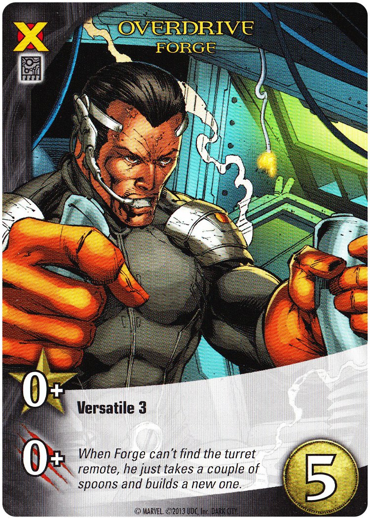 marvel legendary forge card