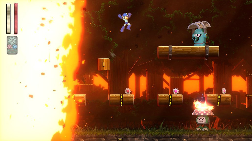 mega man 11 fire