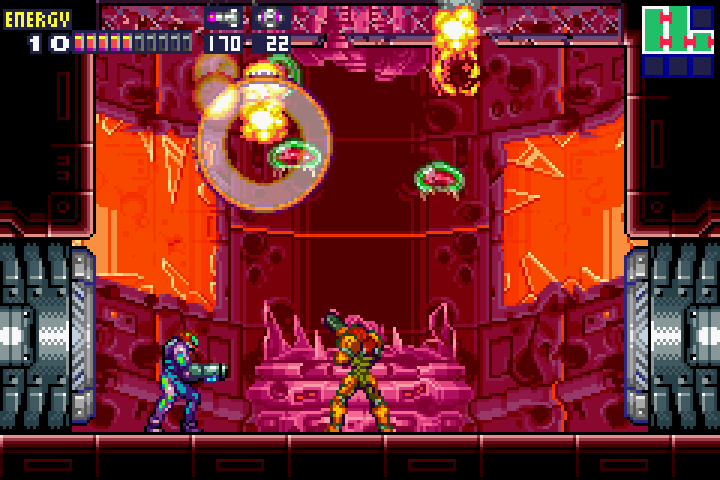 metroid fusion sa x destroys lab