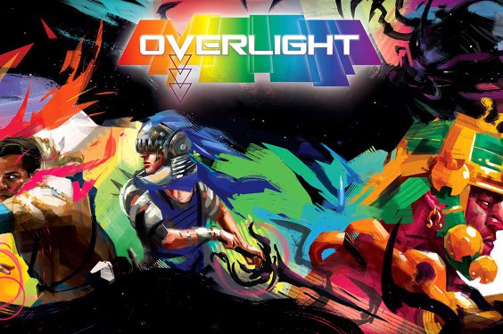 overlight editorial header