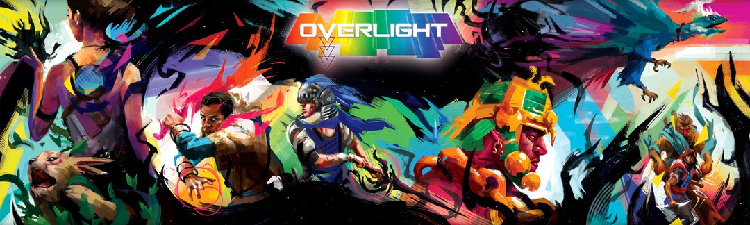 overlight editorial header