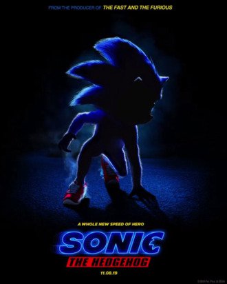 sonic the hedgehog movie poster