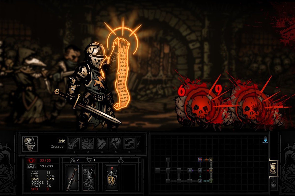 sprites and dice darkest dungeon achievements