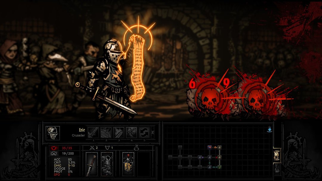 sprites and dice darkest dungeon achievements