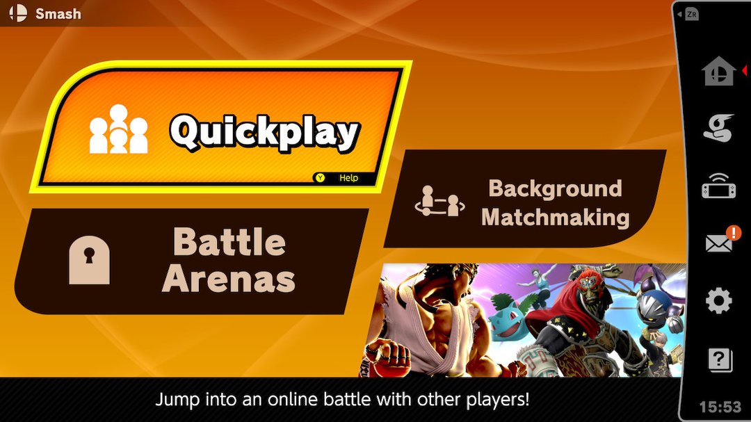 super smash brothers ultimate online